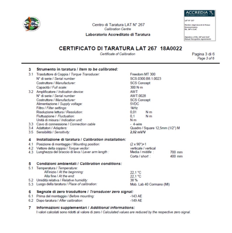 Norme DAkkS-DKD-R 3-8: 2010 et Certificat de Calibration
